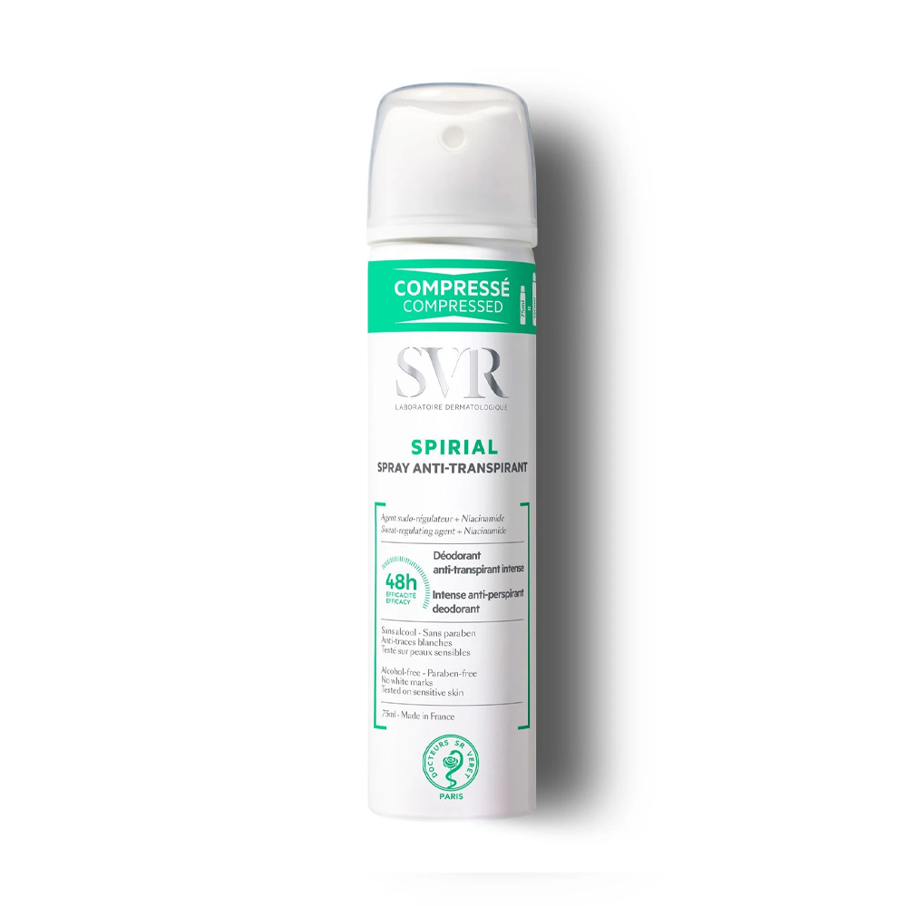 SVR Spirial Spray Anti-Transpirant 75ml nova parapharmacie prix maroc casablanca