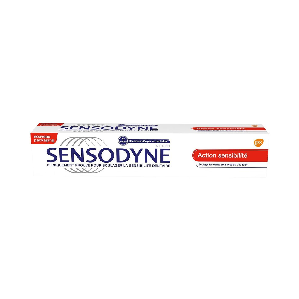 Sensodyne Dentifrice Action Sensibilité 75ml nova parapharmacie prix maroc casablanca