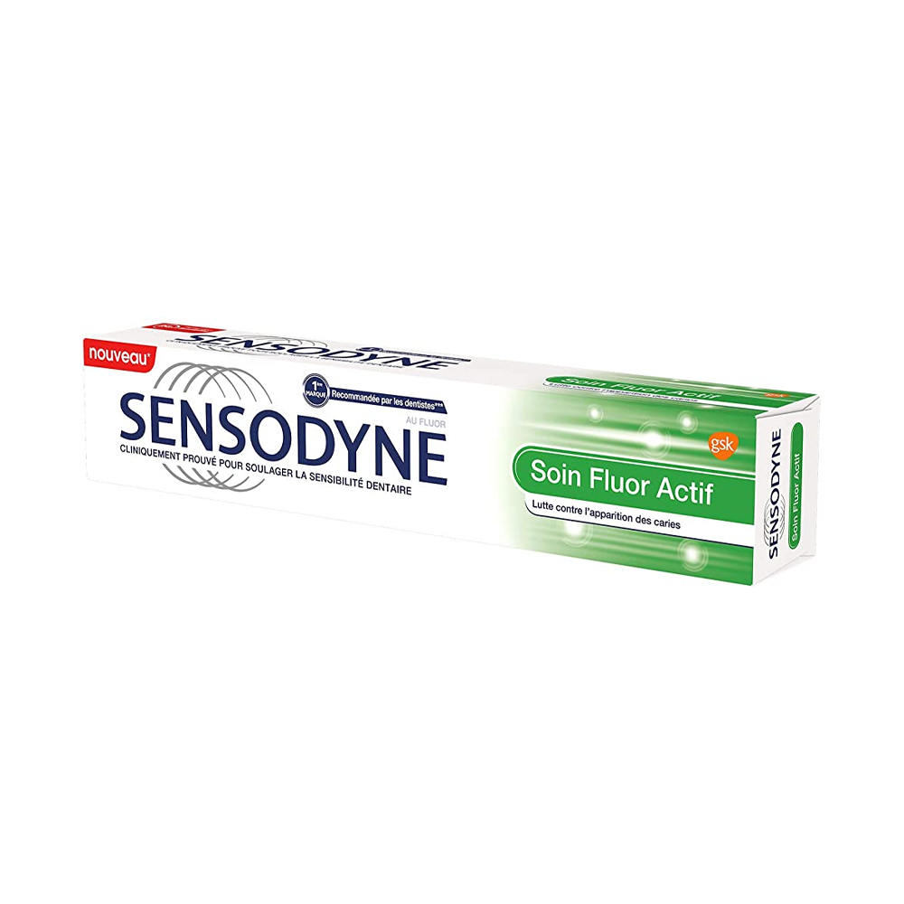 Sensodyne Dentifrice Soin Fluor Actif 75ml nova parapharmacie prix maroc casablanca