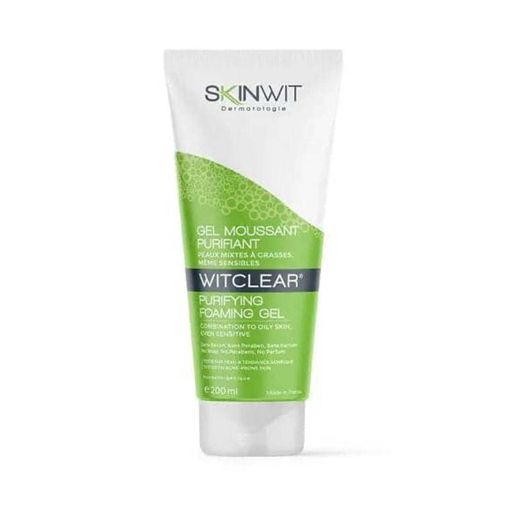 Skinwit Dermatologie Witclear Gel Moussant Purifiant Peaux Mixtes à Grasses 200ml - Nova Para