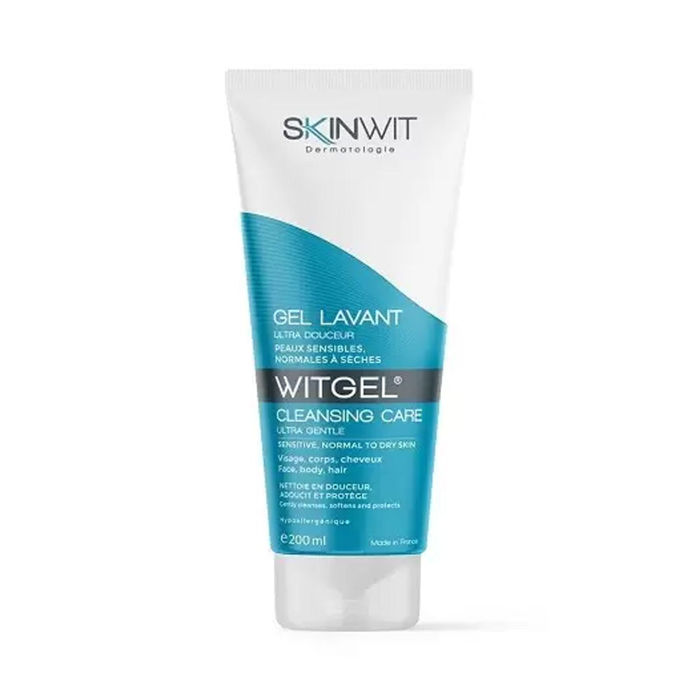 Skinwit Dermatologie Witgel Gel Lavant Peaux Sensibles Normales à Sèches 200ml - Nova Para
