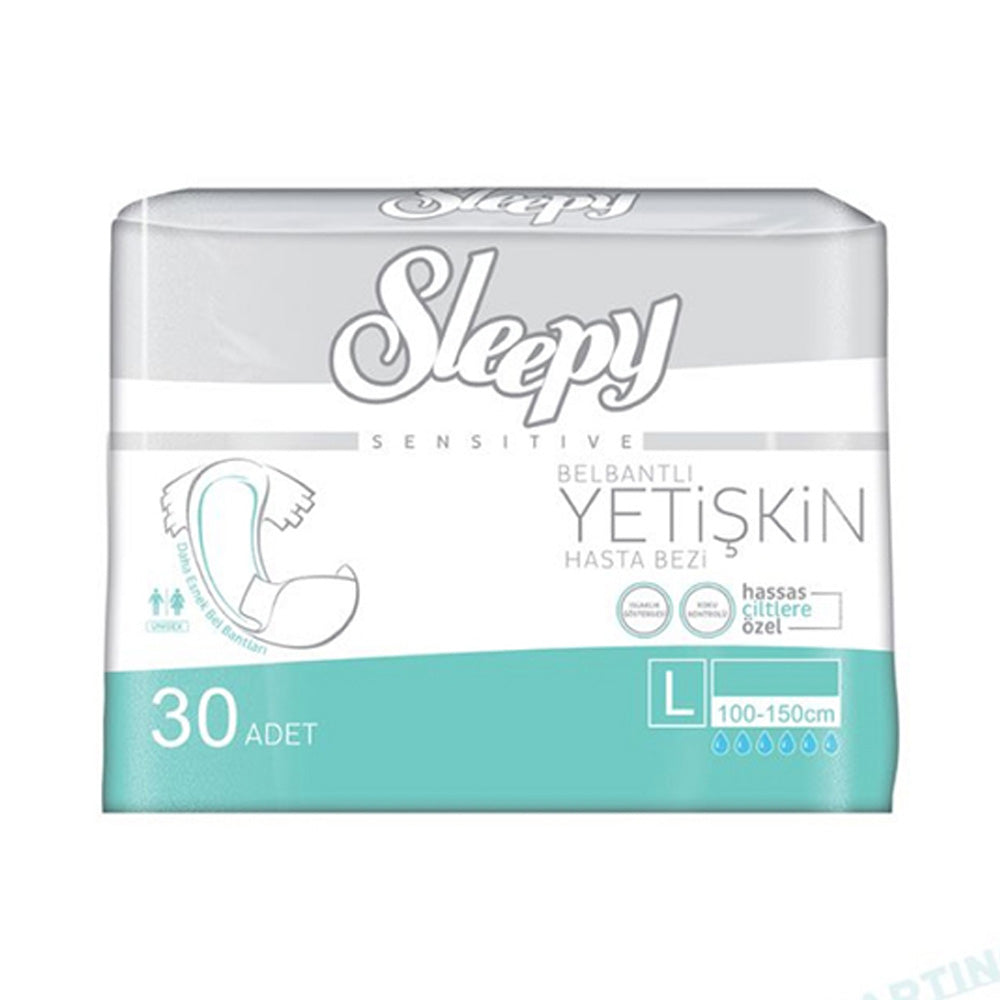 Sleepy Sensitive Adulte diaper Teste Dermato L 30 Pièces - Nova Para