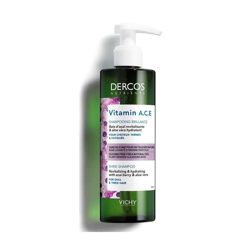 Vichy Dercos Nutrients Shampooing Vitamin A.C.E 250ml nova parapharmacie prix maroc casablanca