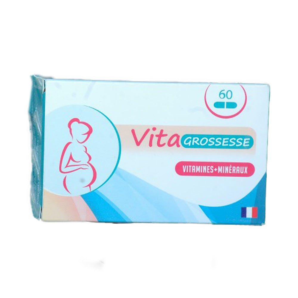 Vitagrossesse Vitamines + Minéraux 60 Gélules nova parapharmacie prix maroc casablanca